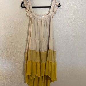 Vici Moodie Beige & Yellow Dress